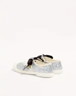 Valentino Bay By Bay Ballerina Sneakers In Glitter Fabric - Image 4
